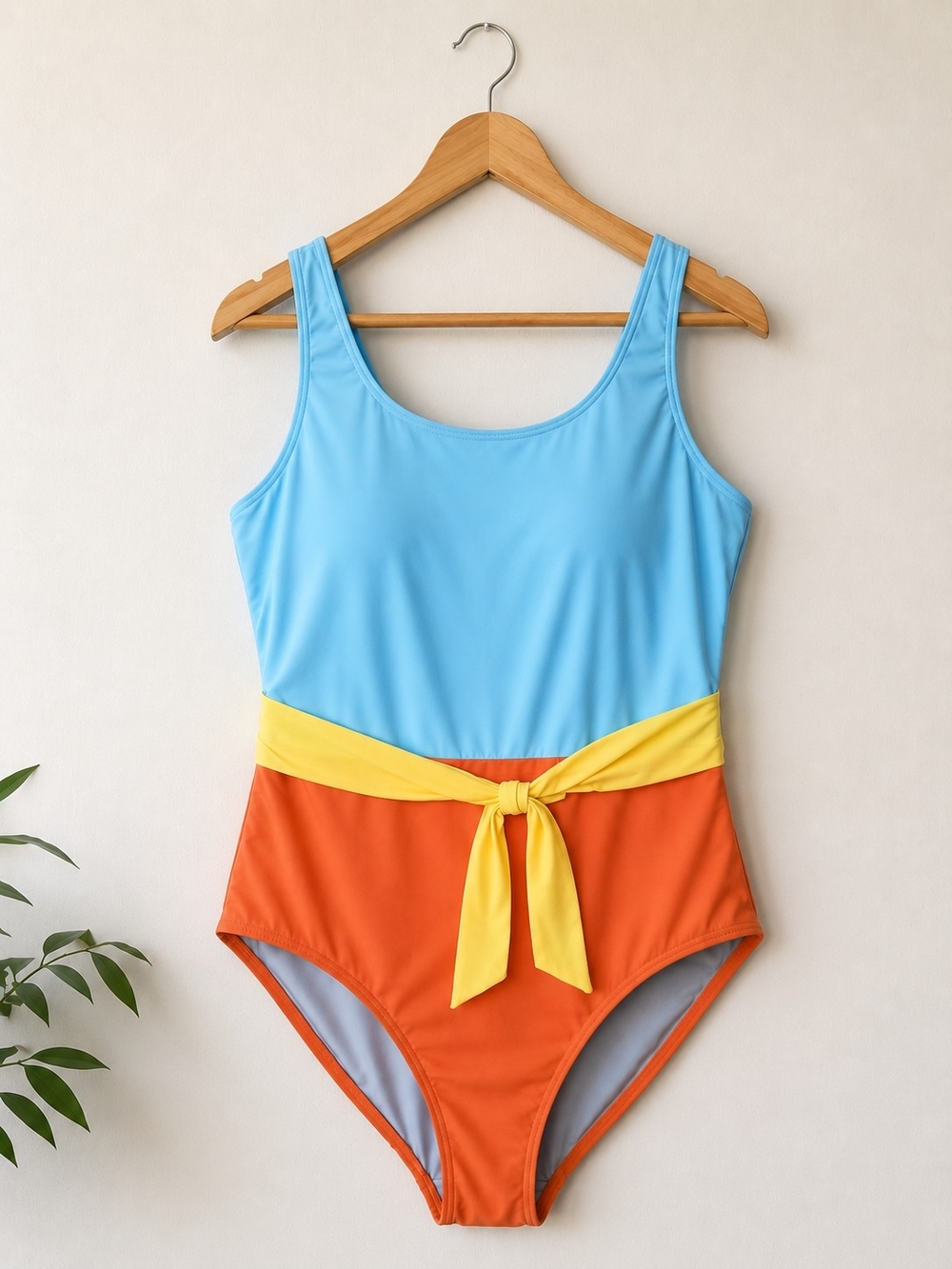 Lands' End 24W Colorblock One Piece Swimsuit Plus Size